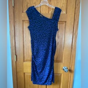 Purple Cheetah Dress by Victor Alfaro